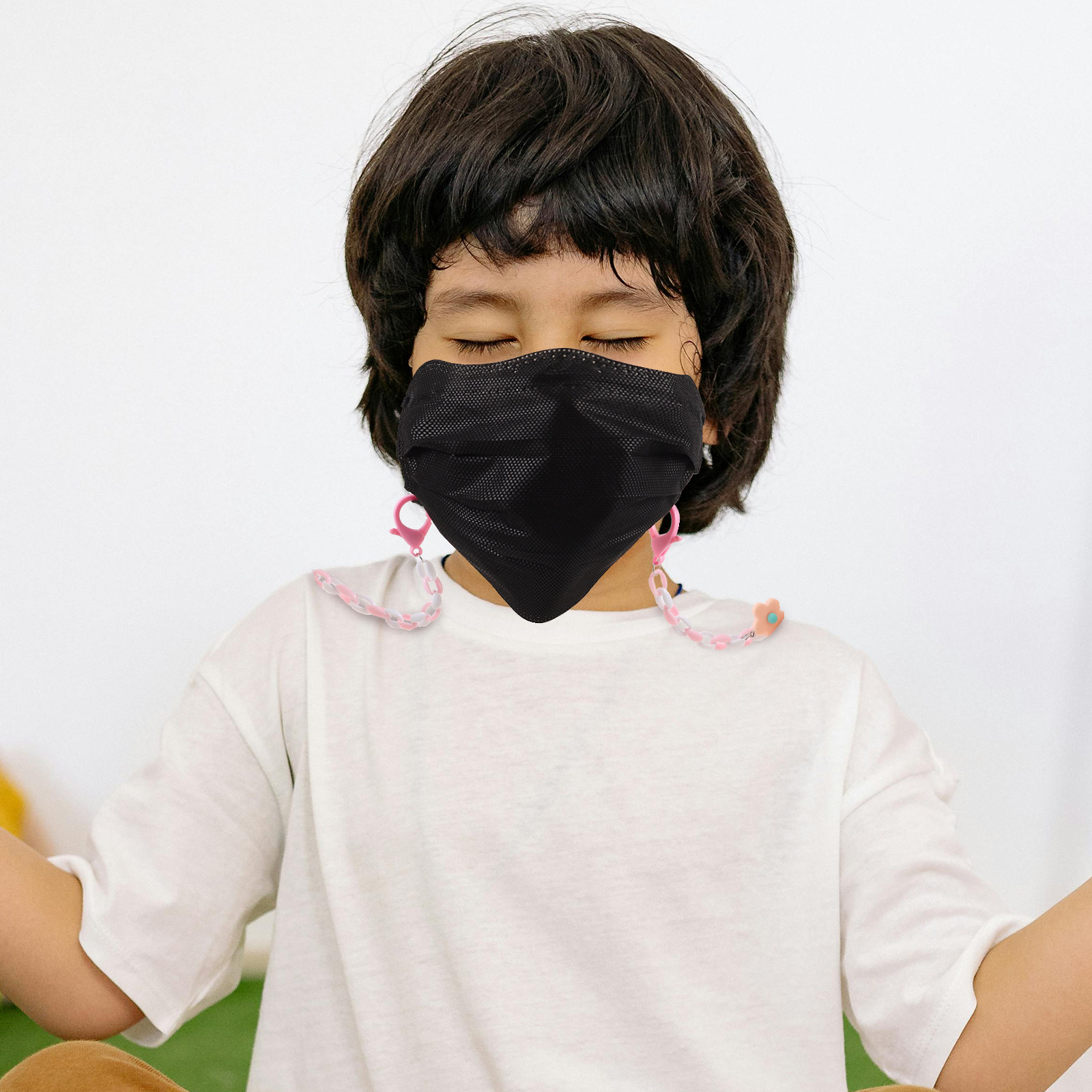 سلسلة قناع للأطفال بتصميم زهري - مراجعة Mask Chain Holder وسعره